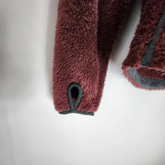 Kuhl Women's Flight Jacket Italian Fleece Hooded Pockets Thumb Loops Size M - Picture 5 of 16